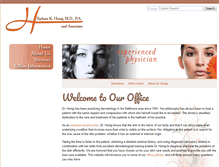 Tablet Screenshot of honigdermatology.com